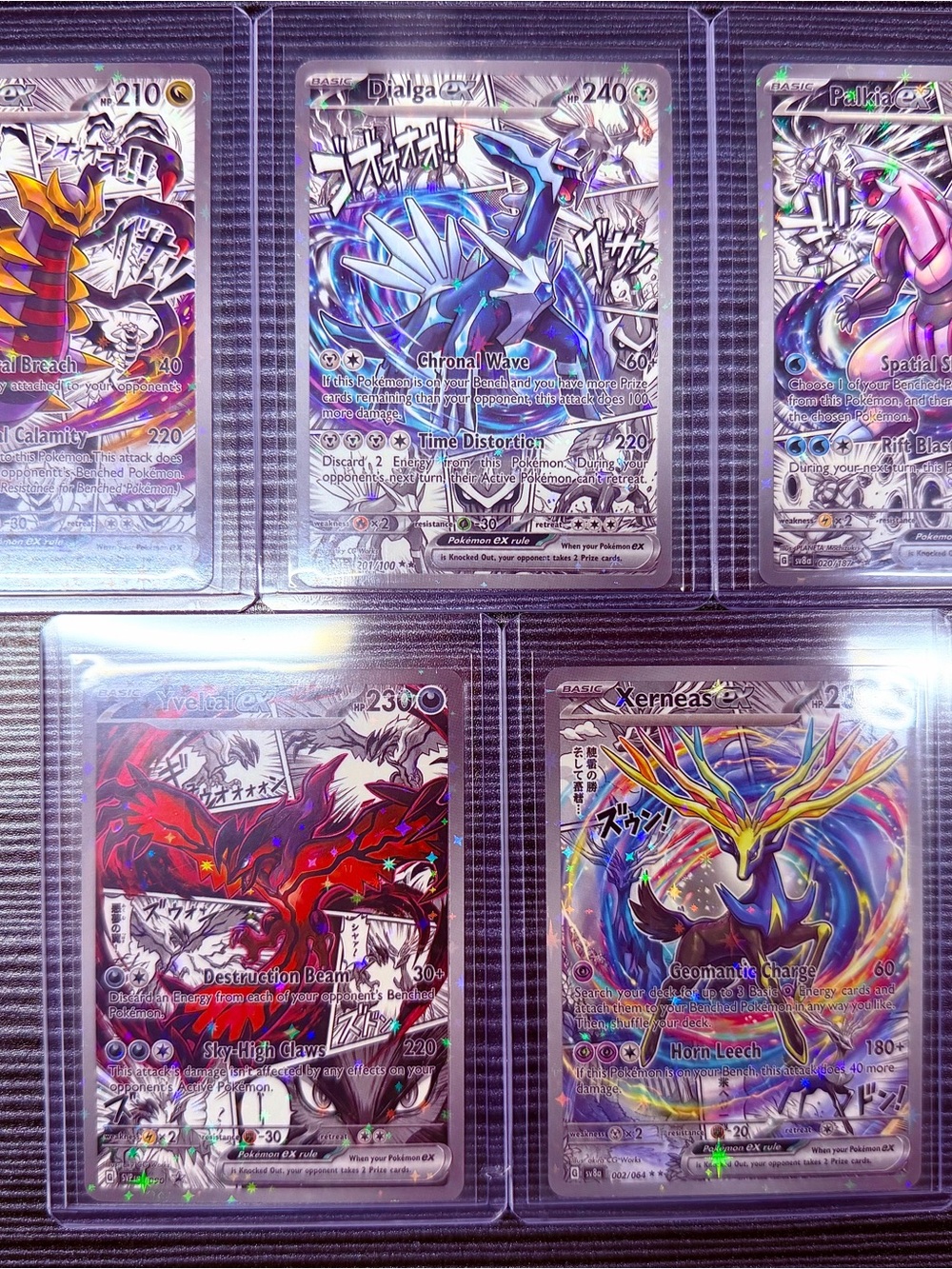 Pokémon Manga Style Fan Art Display Cards-Set of 5